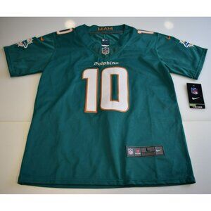 Boy’s Nike Miami Dolphins Tyreek Hill #10 On Field Jersey Sz Youth L - Teal